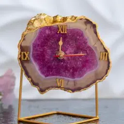 Round Agate Desktop Clock-picture-32