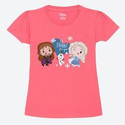 Girls Regular Fit Short Length Sleeve T-Shirt-picture-30