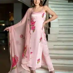 Women Embroidery Straight Kurta Set-picture-27