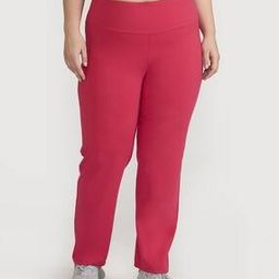 Women Straight Fit Flat-Front Pants-image-8
