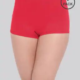 Pack of 2 Full-Coverage Boyleg with Elasticated Waist-image-0