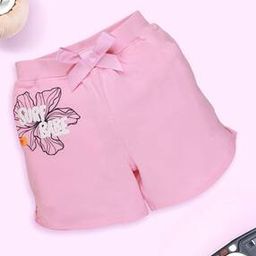 Girls Graphic Print Regular Fit Hot Pants-image-9