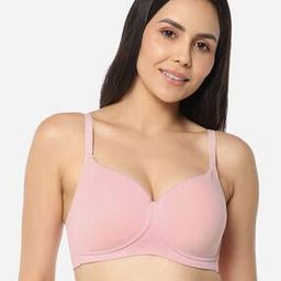 Thickly Padded - 3 Mm Non-Wired Full Coverage Seamless Essential T-Shirt Bra - BRA75501-picture-53