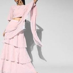 Floral Print Top & Skirt Set-image-40