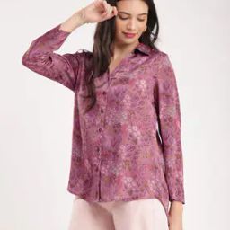 Women Floral Print Relaxed Fit Shirt-image-45