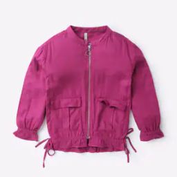 Zip-Front Top with Flap Pockets-image-10