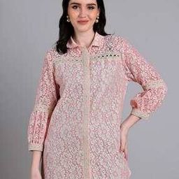Women Crochet Regular Fit Shirt-image-31