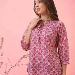 Relaxed Fit Abstract Tunic-image-46