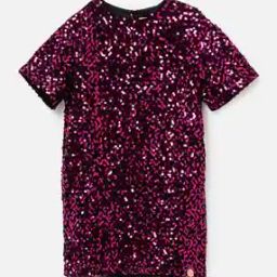 Girl Embellished Shift Dress-image-75