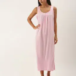 Round-Neck Longline Camisole with Slit-picture-10