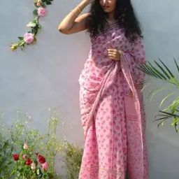 Women Printed Saree with Blouse Piece-picture-29