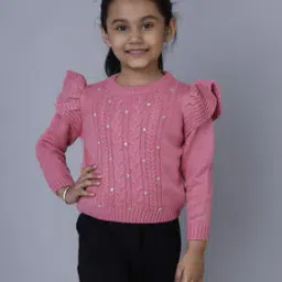 Knitted Round-Neck Sweatshirt-image-46