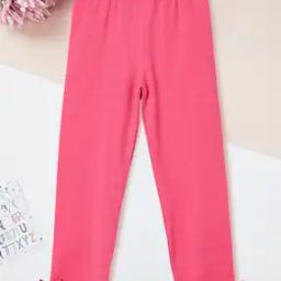 Girls Knit Slim Fit Leggings-image-102