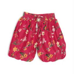 Girls Floral Print Skorts with Elasticated Waistband-picture-32