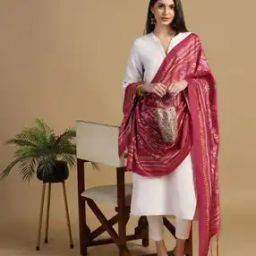 Women Kalamkari Digital Print Dupatta-21