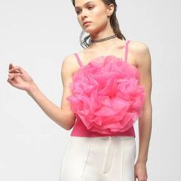 madame Slim Fit Top with Floral Applique-picture-12