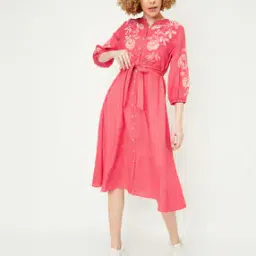 max Women Embroidered A-Line Dress-picture-48