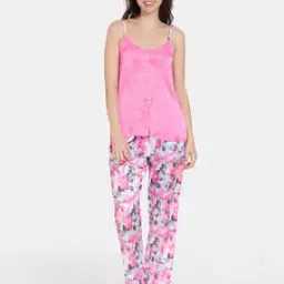 Floral Print Nightwear Set-17