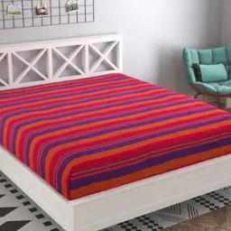 Striped Cotton Double Bedcover-picture-31
