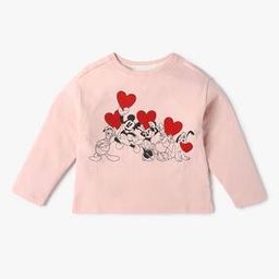 gap kids Girls Mickey Mouse Print Slim Fit Round-Neck T-Shirt-picture-29