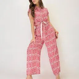 globus Women Shirt Collar Extended Sleeves Jumpsuit-picture-28