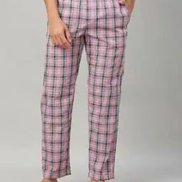Men Checked Cotton Relaxed Pyjamas-picture-49