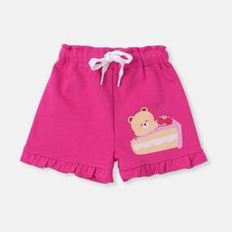 Girls Graphic Regular Fit Shorts-picture-35