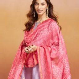 Women Geometric Print Dupatta-22