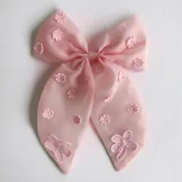 Women Enbroidered Bow Hair Clips-picture-12
