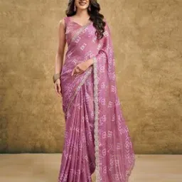 Women Chiffon Printed Saree-image-2