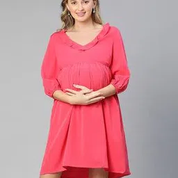 Ruffled Fit & Flared Dress-image-44
