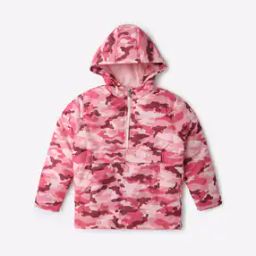 Camouflage Print Hoodie with Flap Pocket-45