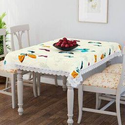 Butterfly Print Rectangular-Shaped Table Cover-24