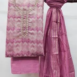 Embellished Unstitched Dress Material-image-23
