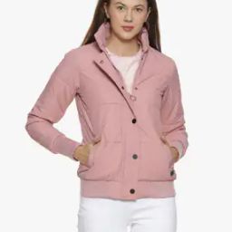 Textured Collar Neck Jacket-17