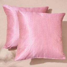 Set of 2 Square-Shaped Cushion Covers 18" x 18"-image-2