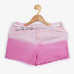Tie & Dyed Flat Front Shorts-picture-34