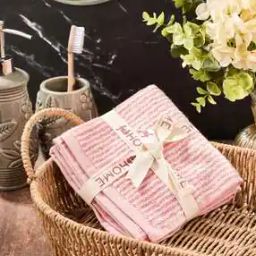 Cotton Pile Face Towel Set Of 2-45