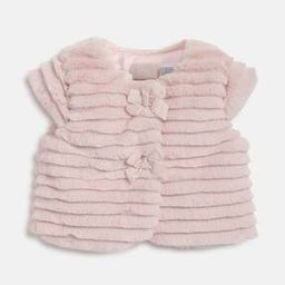 Jacket with Short Sleeves & Bow Accent-image-21