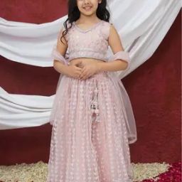 Girls Embroidery Lehenga Choli with Dupatta-image-61
