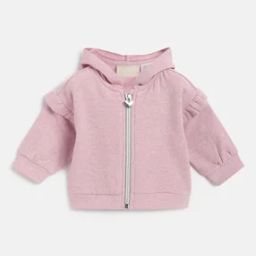 Zip-Front Hoodie with Full Sleeves-image-42