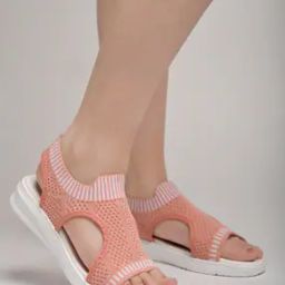 Girls Knitted Open-Toe Flat Sandals-picture-19