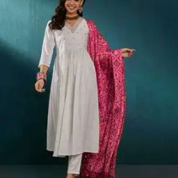 Women Block Print Dupatta-36