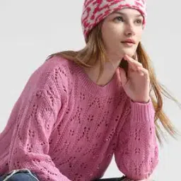 Crochet Round-Neck Pullover-picture-16