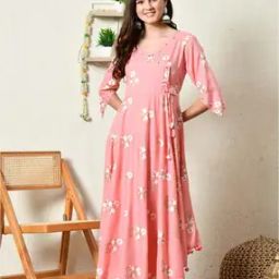 nyrika Women Floral Flared Kurta-picture-33