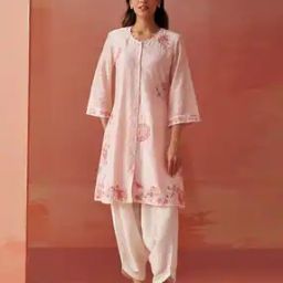 Women Embroidered A-Line Kurta-image-47
