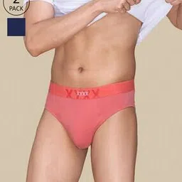 Pack of 2 Briefs with Elasticated Waistband-image-94