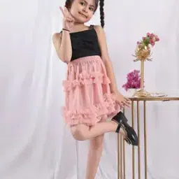 Girls Net Skirt with Top-image-71