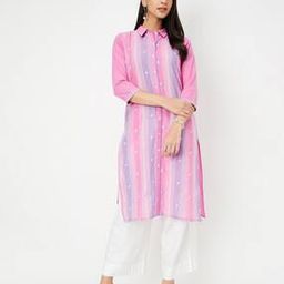 max Women Embroidered Straight Kurta-picture-38