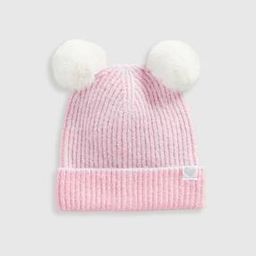 mothercare Girls Striped Beanie with Bobbles-picture-30
